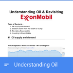 Understanding Oil & Revisiting ExxonMobile